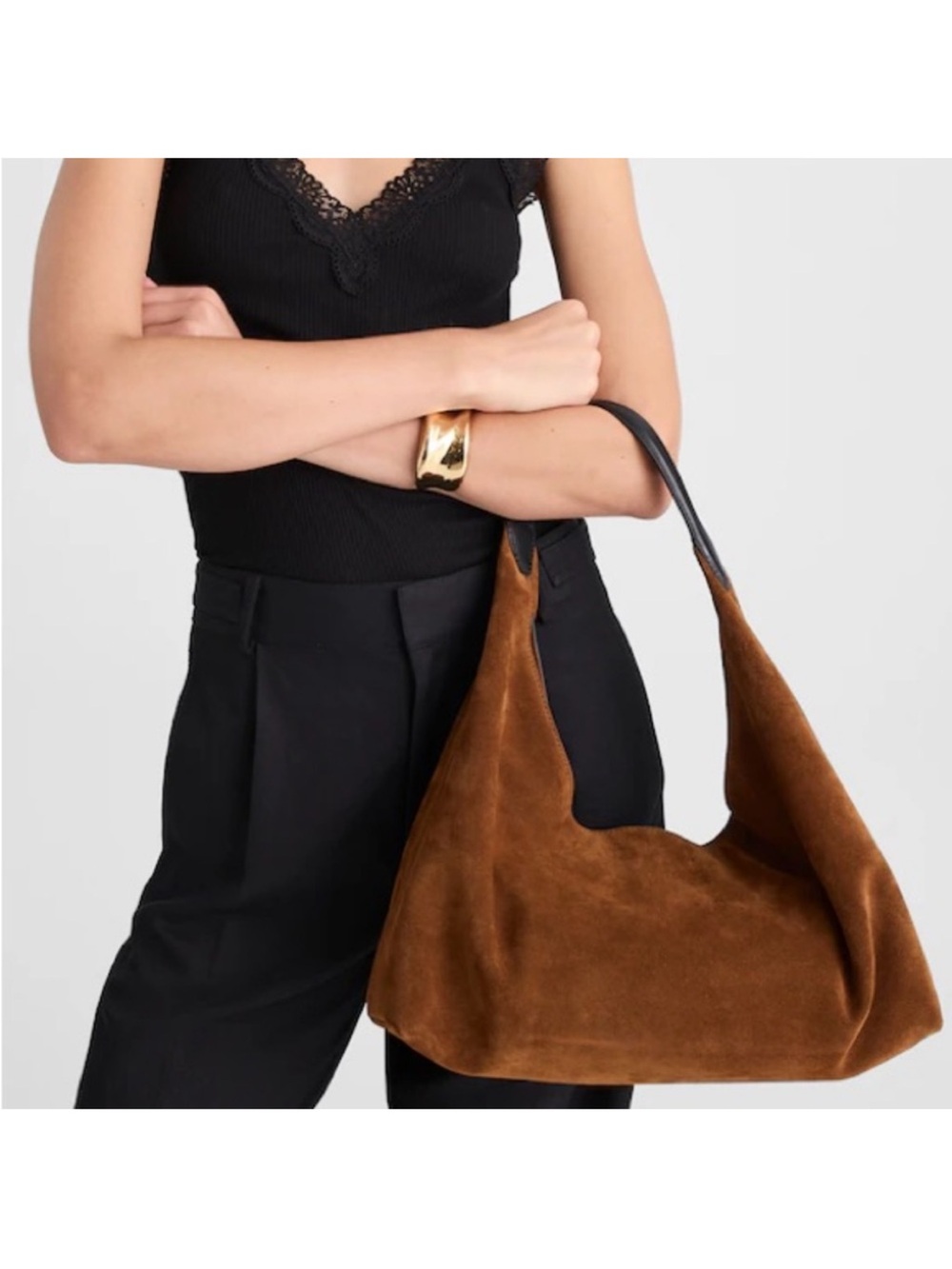 Madewell Mylie Suede shoulder bag